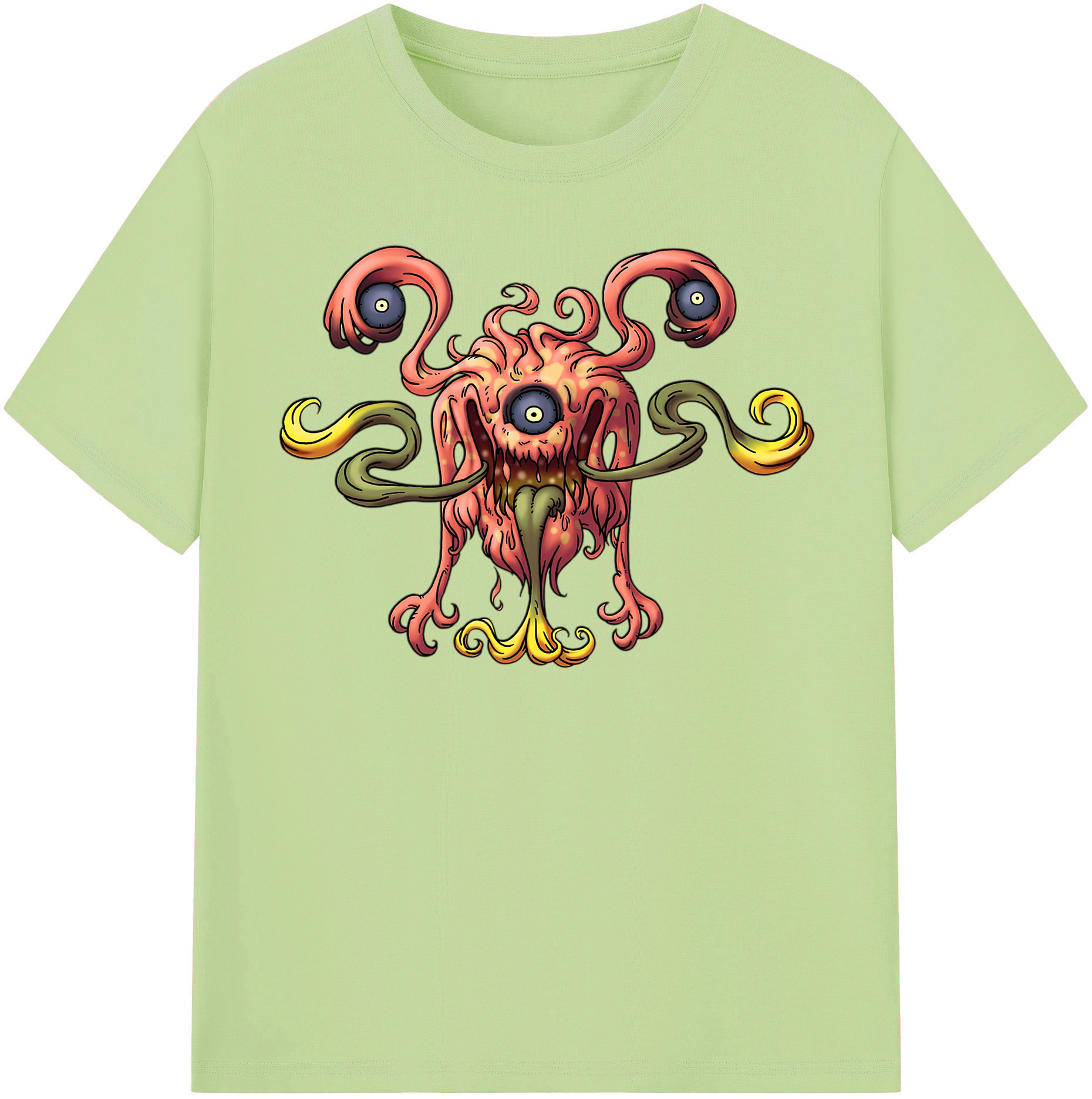 （画像用） ドラゴンクエスト Doragon Kuesuto Dragon Quest 綿100％半袖Tシャツ（フロントプリント）